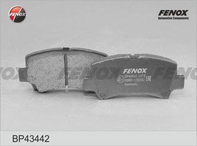 Колодки тормозные передние FENOX BP43442