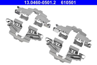 Комплект монтажный тормозных колодок MasterKit 77AA388