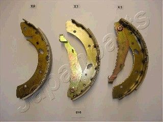 Колодки тормозные задние барабанные JAPANPARTS GF216AF
