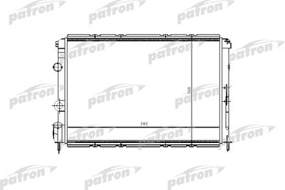 Радиатор системы охлаждения PATRON PRS3515