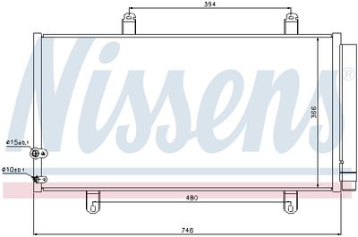 Радиатор кондиционера NISSENS 940194