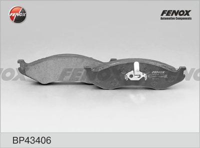 Колодки тормозные передние FENOX BP43406