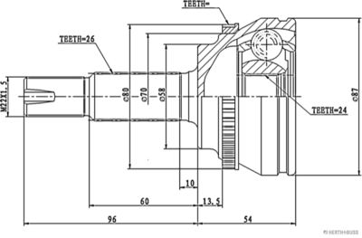 ШРУС AYWIparts AW1510177