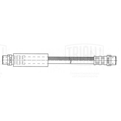 Шланг тормозной передний TRIALLI BF4811