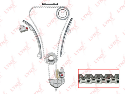 Комплект цепи ГРМ LYNXauto TK0030