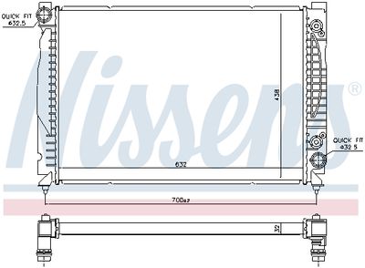 Радиатор NISSENS 60316