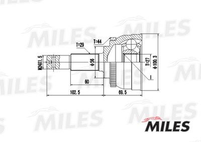 ШРУС наружный Miles GA20298