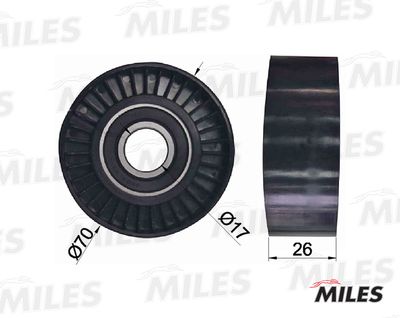 Ролик ремня приводного Miles AG03012
