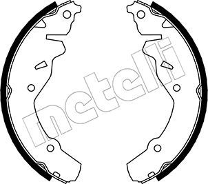 Колодки тормозные барабанные METELLI 530029