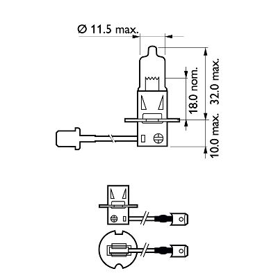 Лампа PHILIPS 12336PRB1