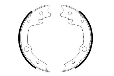 Колодки тормозные барабанные BOSCH 0986487679