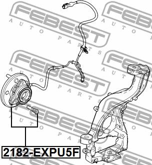Ступица передняя FEBEST 2182EXPU5F
