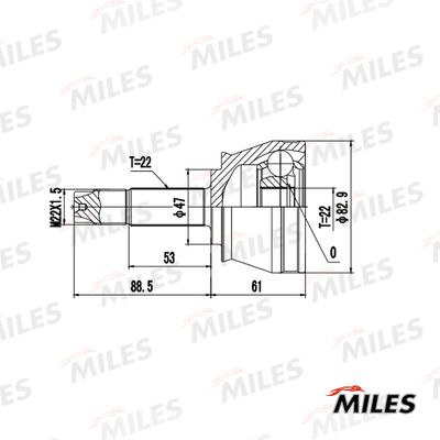 ШРУС наружный Miles GA20654
