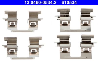 Комплект монтажный тормозных колодок MasterKit 77AA442