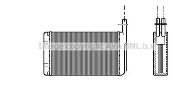 Радиатор отопителя AVA SB6040