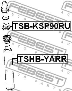 Пыльник амортизатора заднего FEBEST TSHBYARR