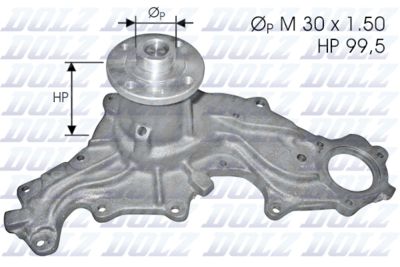 Насос водяной DOLZ F120