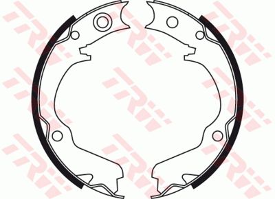 Колодки тормозные барабанные TRW GS8725