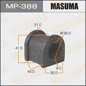 Втулка стабилизатора Masuma MP388