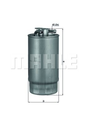 Фильтр топливный MAHLE KL1601