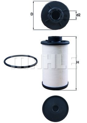 Фильтр АКПП MAHLE HX132D