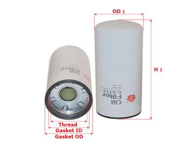 Фильтр масляный SAKURA C5710