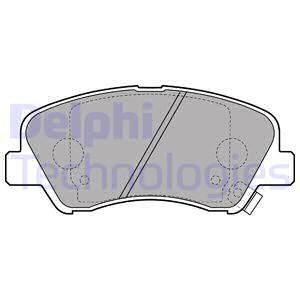 Колодки тормозные дисковые комплект DELPHI LP2497