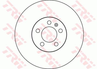 Диск тормозной передний TRW DF4027