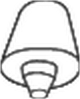 Кронштейн глушителя BOSAL 255808