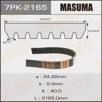 Ремень ручейковый Masuma 7PK2165