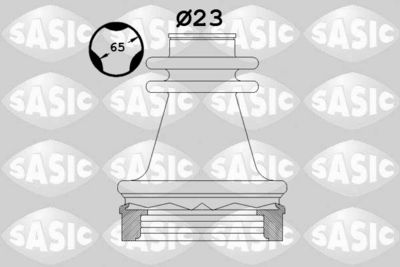 Пыльник ШРУС SASIC 1904035
