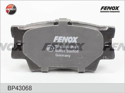 Колодки тормозные задние FENOX BP43068
