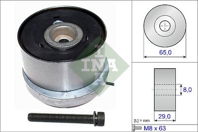 Ролик ремня ГРМ INA 531077910
