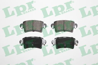 Колодки тормозные дисковые LPR 05P791