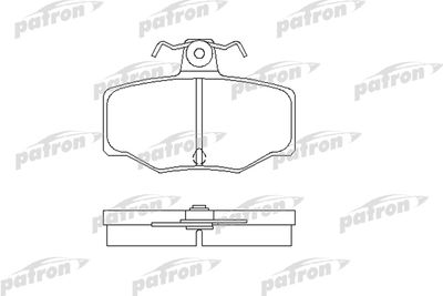 Колодки тормозные дисковые задние PATRON PBP707