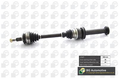 Полуось BGA DS9642R