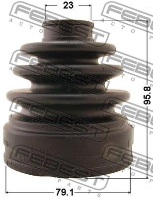 Пыльник ШРУС внутреннего комплект FEBEST 0215L32T