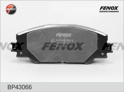 Колодки тормозные дисковые FENOX BP43066