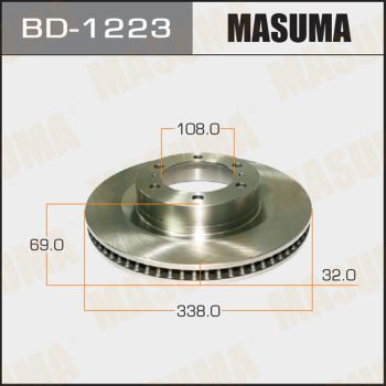 Диск тормозной Masuma BD1223