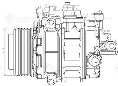 Компрессор кондиционера LUZAR LCAC2675