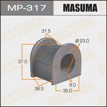 Втулка стабилизатора переднего Masuma MP317