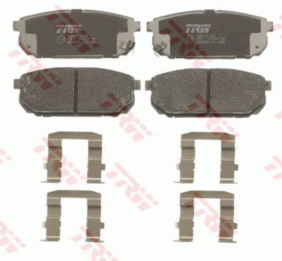 Колодки тормозные задние TRW GDB3344