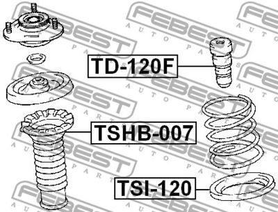 Пыльник амортизатора переднего TOYOTA 4815712080
