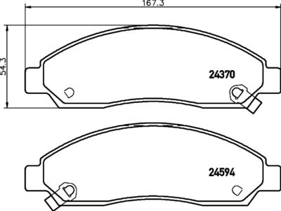 Колодки тормозные дисковые передние Nisshinbo NP4003SC