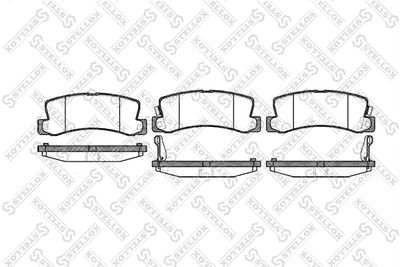 Колодки тормозные дисковые STELLOX 225022SX