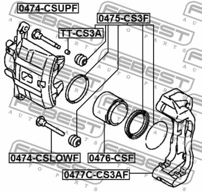 Поршень тормозного суппорта MasterKit 77A1139