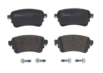 Колодки тормозные дисковые задние BREMBO P61133