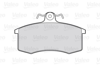 Комплект колодок для дискового тормоза VALEO 301406