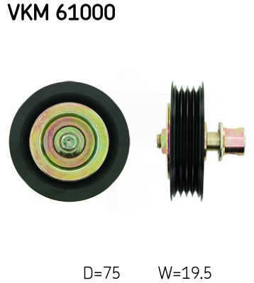 Ролик ремня приводного SKF VKM61000