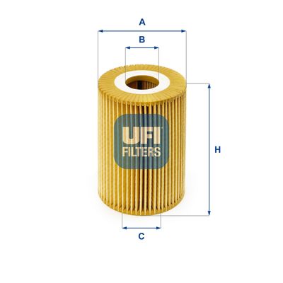 Фильтр масляный UFI 2502600